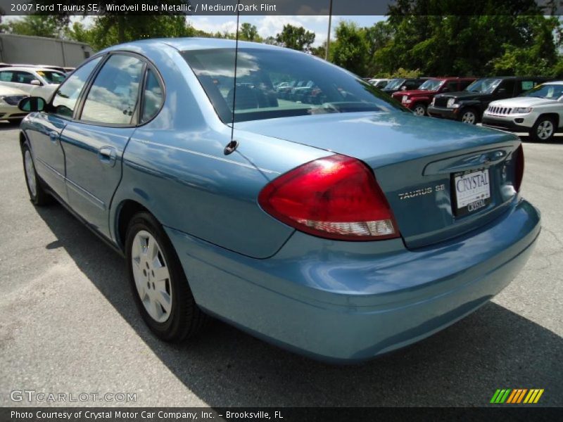 Windveil Blue Metallic / Medium/Dark Flint 2007 Ford Taurus SE