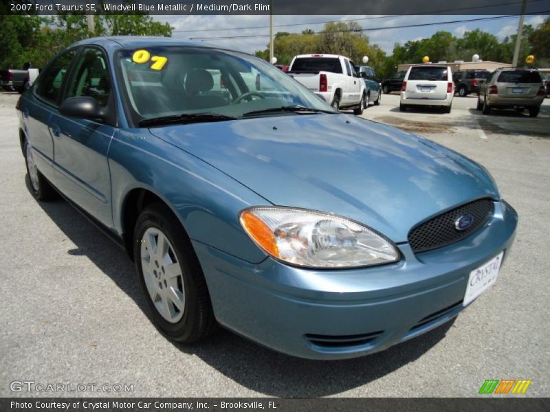 Windveil Blue Metallic / Medium/Dark Flint 2007 Ford Taurus SE