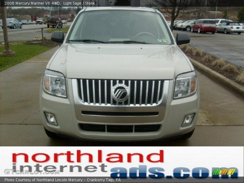Light Sage / Stone 2008 Mercury Mariner V6 4WD