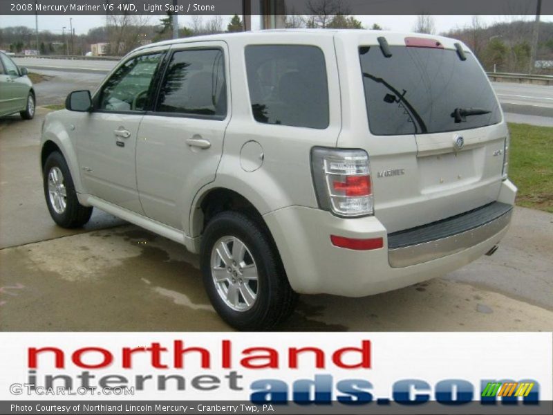 Light Sage / Stone 2008 Mercury Mariner V6 4WD