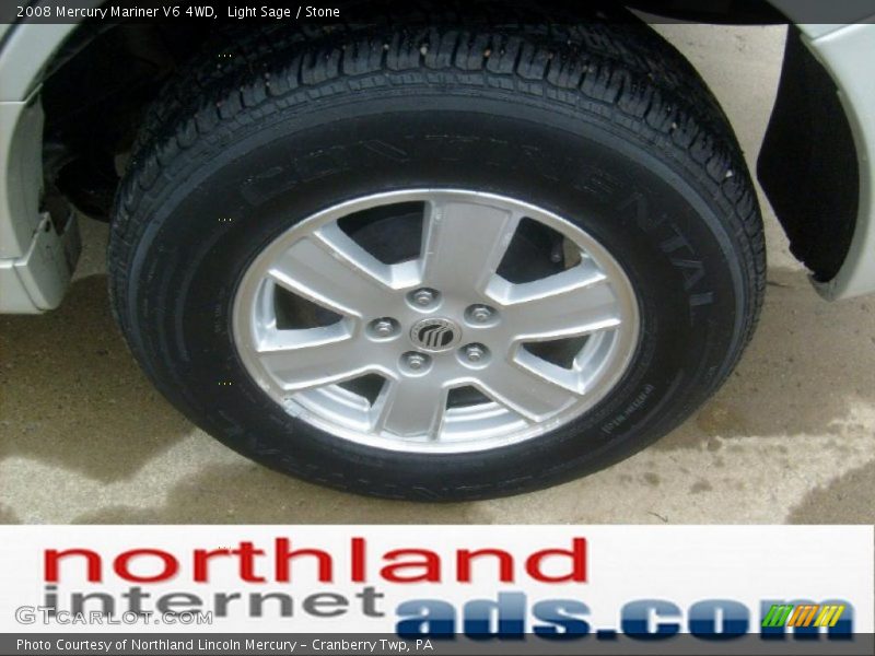 Light Sage / Stone 2008 Mercury Mariner V6 4WD