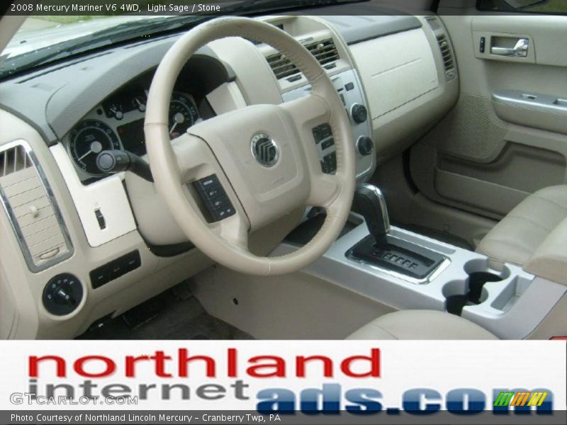 Light Sage / Stone 2008 Mercury Mariner V6 4WD