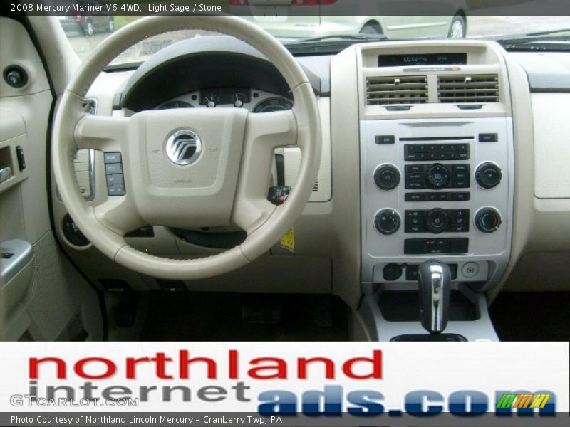 Light Sage / Stone 2008 Mercury Mariner V6 4WD