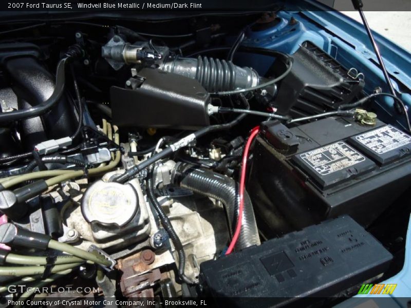 Windveil Blue Metallic / Medium/Dark Flint 2007 Ford Taurus SE