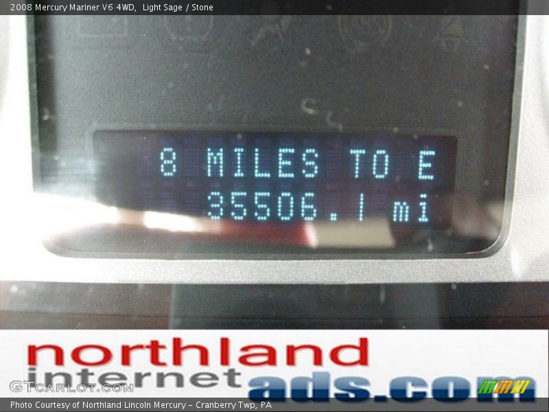 Light Sage / Stone 2008 Mercury Mariner V6 4WD