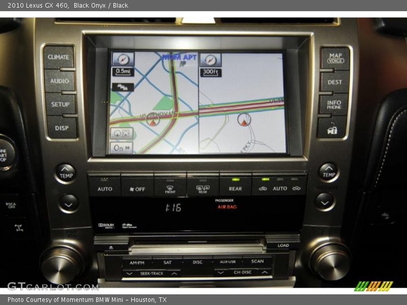 Navigation of 2010 GX 460