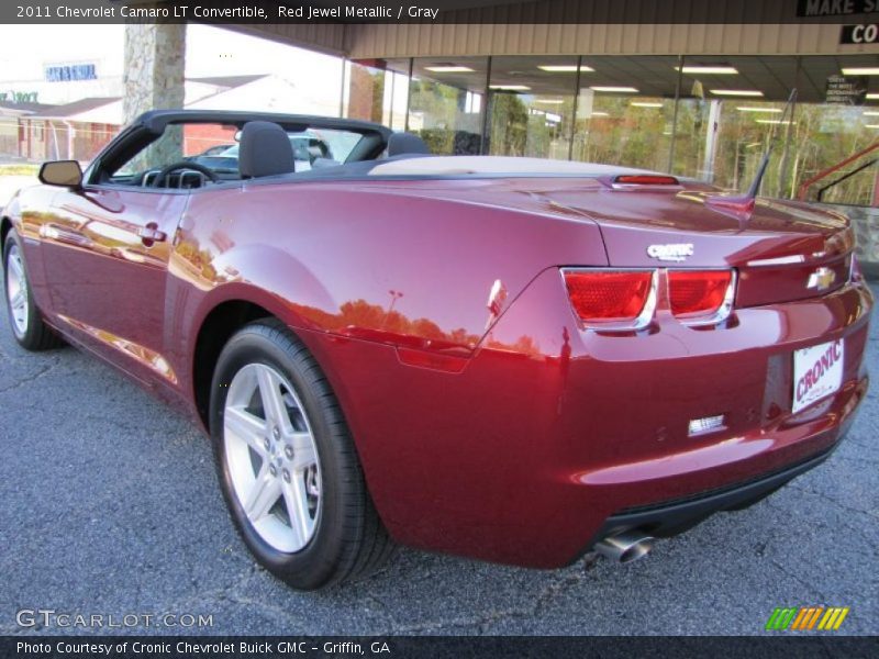 Red Jewel Metallic / Gray 2011 Chevrolet Camaro LT Convertible