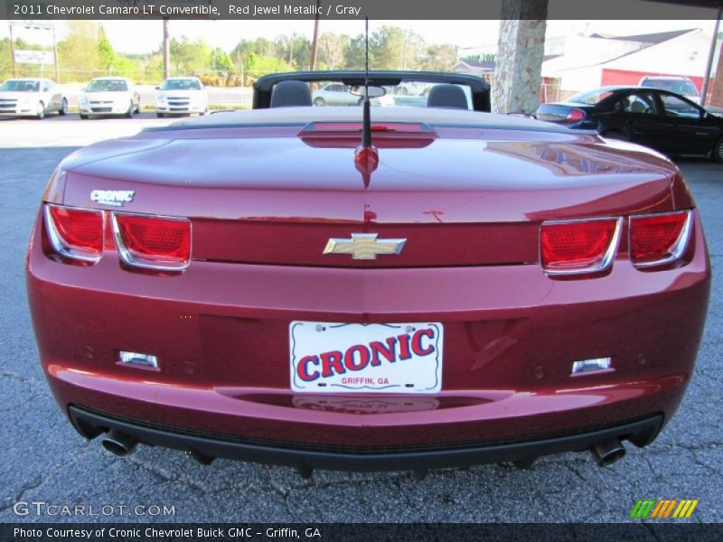 Red Jewel Metallic / Gray 2011 Chevrolet Camaro LT Convertible