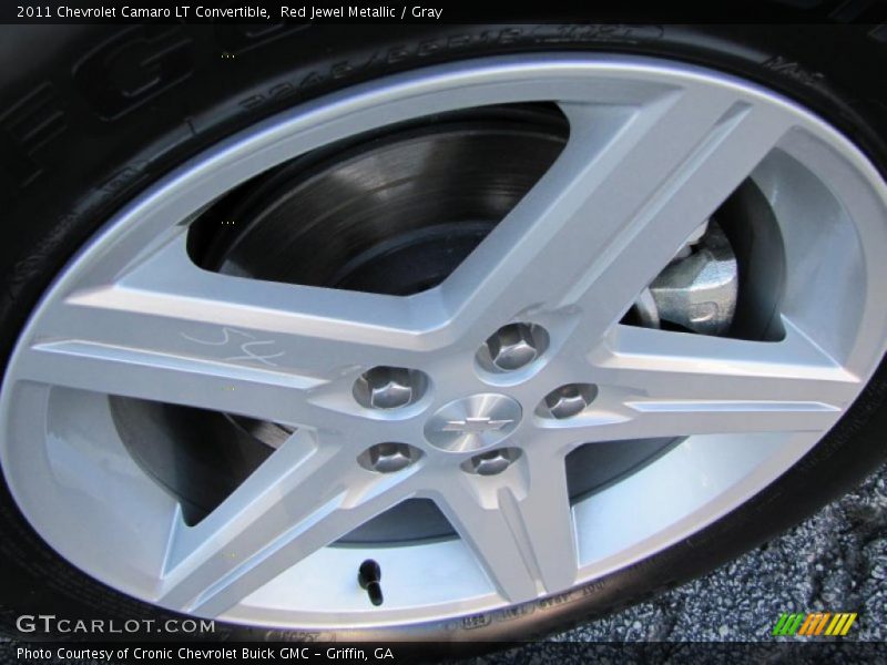 Red Jewel Metallic / Gray 2011 Chevrolet Camaro LT Convertible