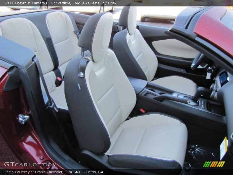  2011 Camaro LT Convertible Gray Interior