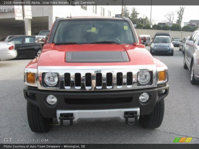 Solar Flare Metallic / Light Cashmere 2008 Hummer H3 Alpha