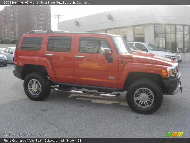 Solar Flare Metallic / Light Cashmere 2008 Hummer H3 Alpha