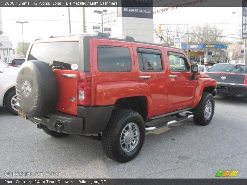 Solar Flare Metallic / Light Cashmere 2008 Hummer H3 Alpha