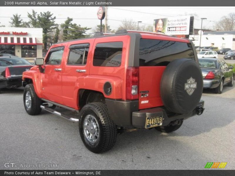 Solar Flare Metallic / Light Cashmere 2008 Hummer H3 Alpha