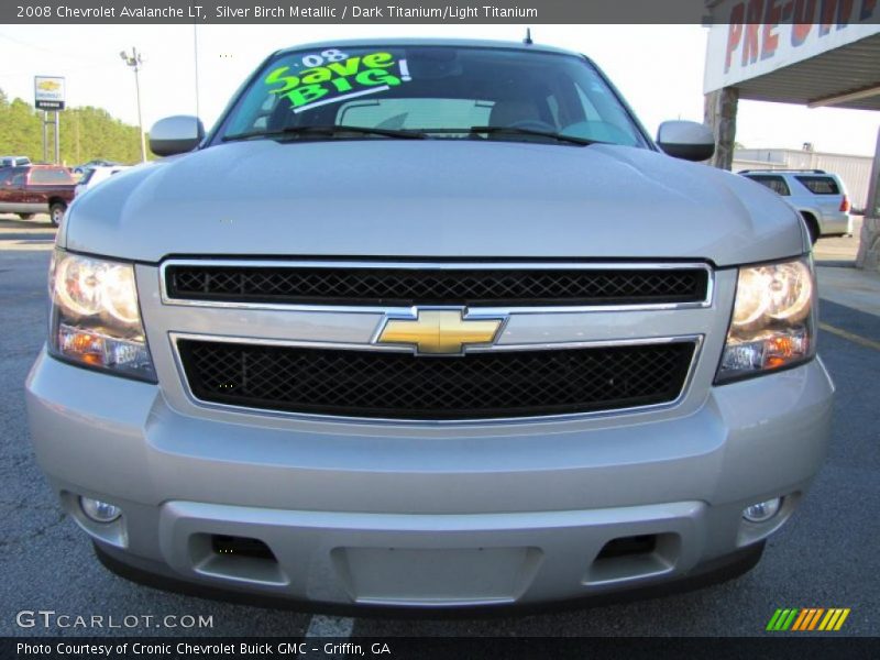 Silver Birch Metallic / Dark Titanium/Light Titanium 2008 Chevrolet Avalanche LT