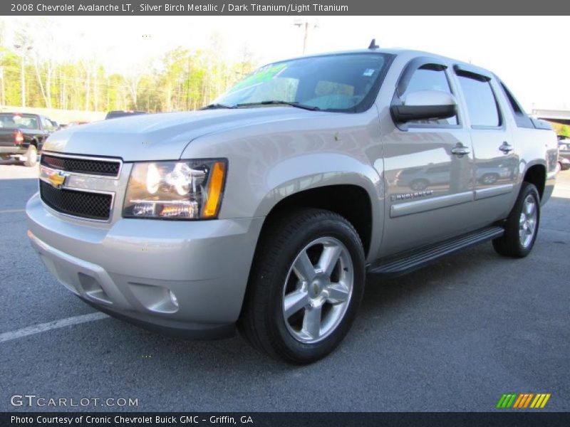 Silver Birch Metallic / Dark Titanium/Light Titanium 2008 Chevrolet Avalanche LT