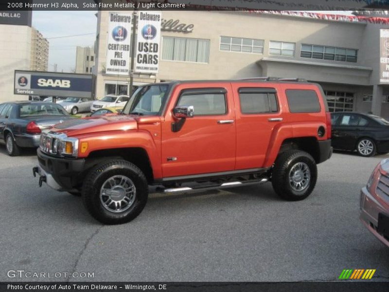 Solar Flare Metallic / Light Cashmere 2008 Hummer H3 Alpha