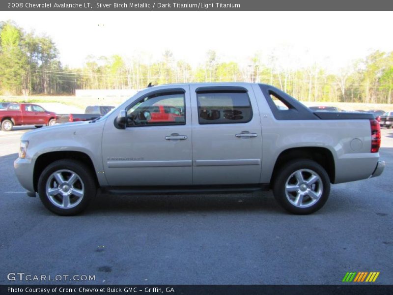 Silver Birch Metallic / Dark Titanium/Light Titanium 2008 Chevrolet Avalanche LT
