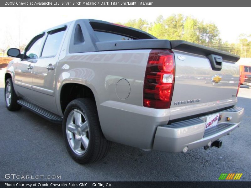 Silver Birch Metallic / Dark Titanium/Light Titanium 2008 Chevrolet Avalanche LT