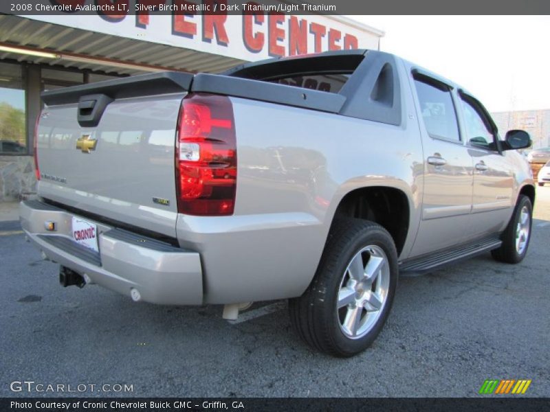 Silver Birch Metallic / Dark Titanium/Light Titanium 2008 Chevrolet Avalanche LT