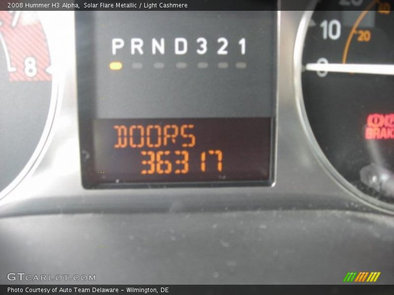 Solar Flare Metallic / Light Cashmere 2008 Hummer H3 Alpha