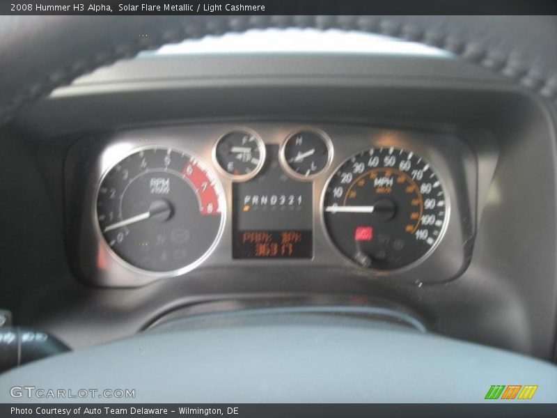 Solar Flare Metallic / Light Cashmere 2008 Hummer H3 Alpha
