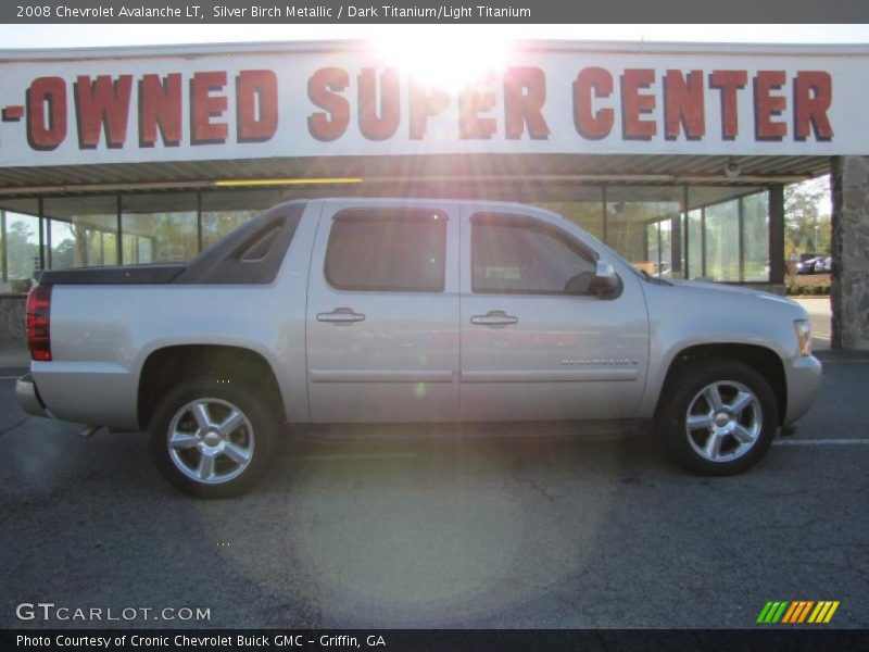 Silver Birch Metallic / Dark Titanium/Light Titanium 2008 Chevrolet Avalanche LT