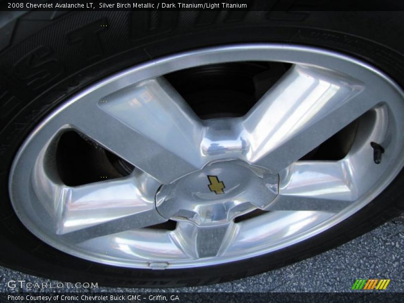 Silver Birch Metallic / Dark Titanium/Light Titanium 2008 Chevrolet Avalanche LT