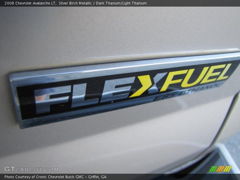 Silver Birch Metallic / Dark Titanium/Light Titanium 2008 Chevrolet Avalanche LT