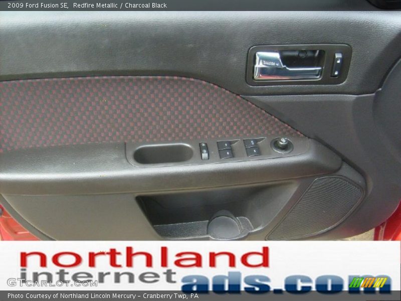 Redfire Metallic / Charcoal Black 2009 Ford Fusion SE