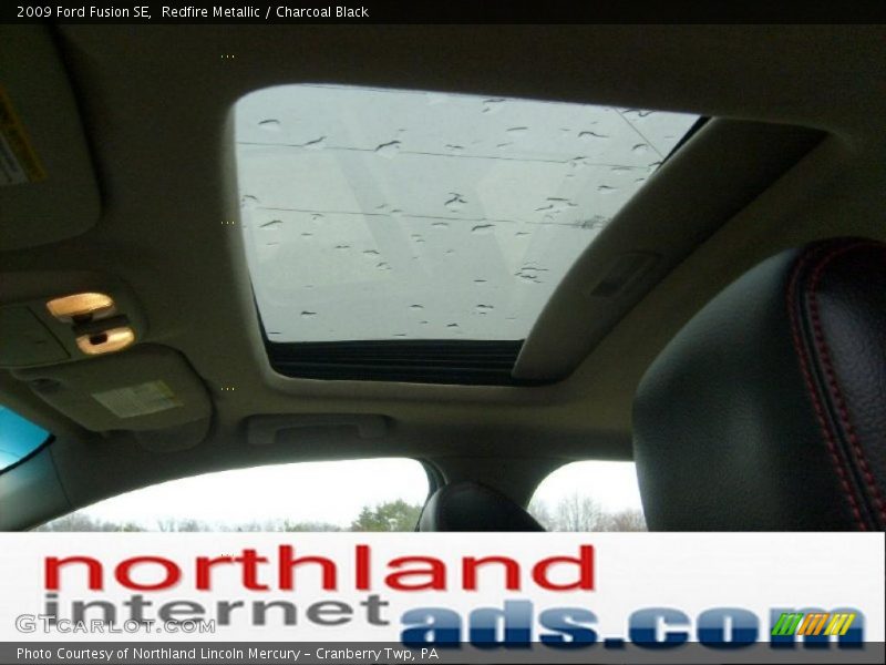 Redfire Metallic / Charcoal Black 2009 Ford Fusion SE