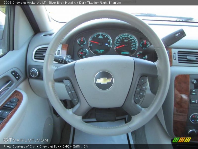 Silver Birch Metallic / Dark Titanium/Light Titanium 2008 Chevrolet Avalanche LT