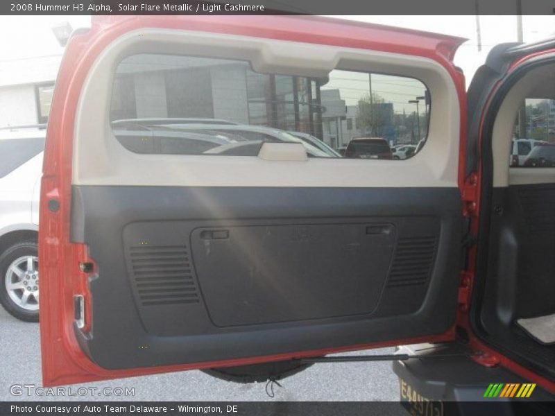 Solar Flare Metallic / Light Cashmere 2008 Hummer H3 Alpha