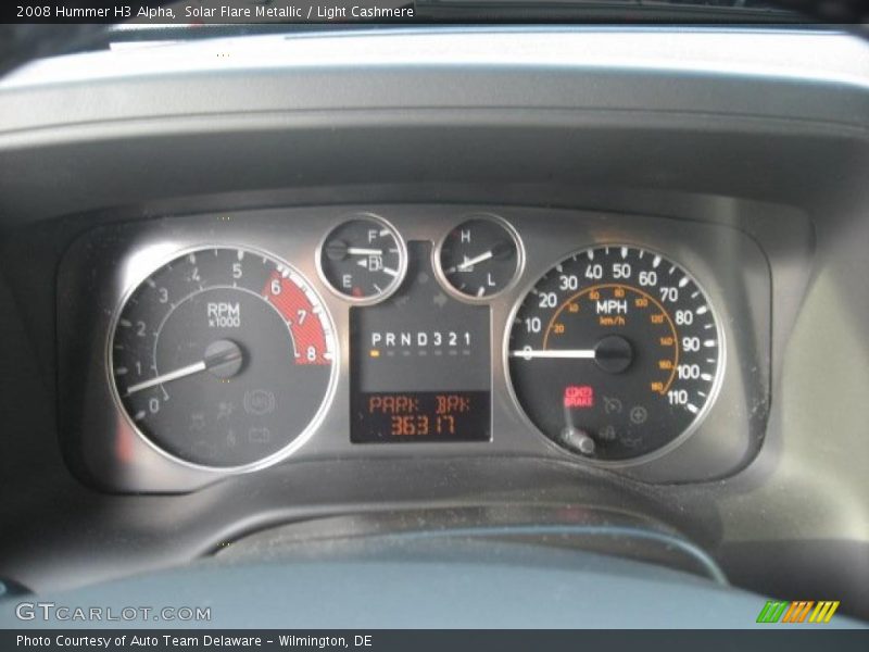  2008 H3 Alpha Alpha Gauges