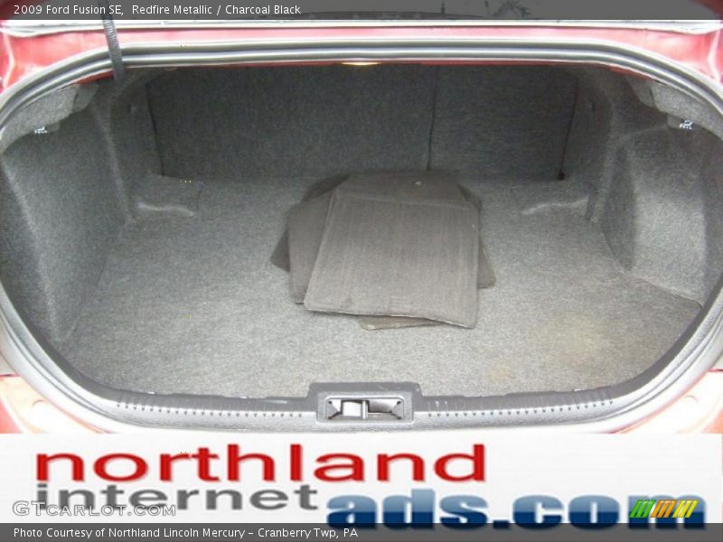 Redfire Metallic / Charcoal Black 2009 Ford Fusion SE