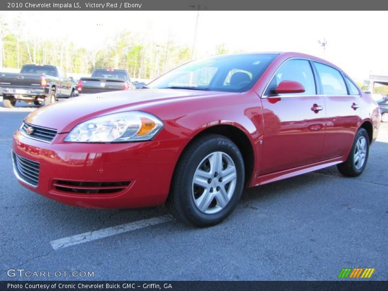 Victory Red / Ebony 2010 Chevrolet Impala LS