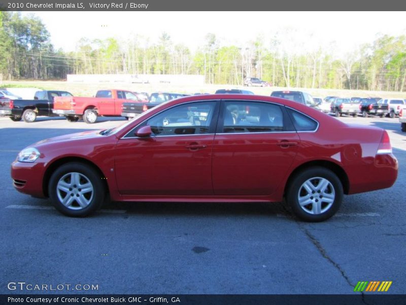 Victory Red / Ebony 2010 Chevrolet Impala LS