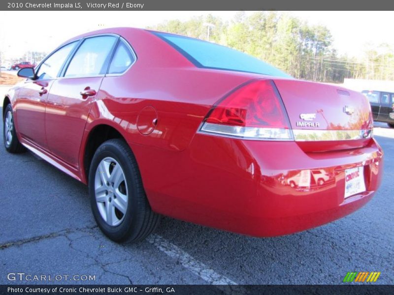 Victory Red / Ebony 2010 Chevrolet Impala LS
