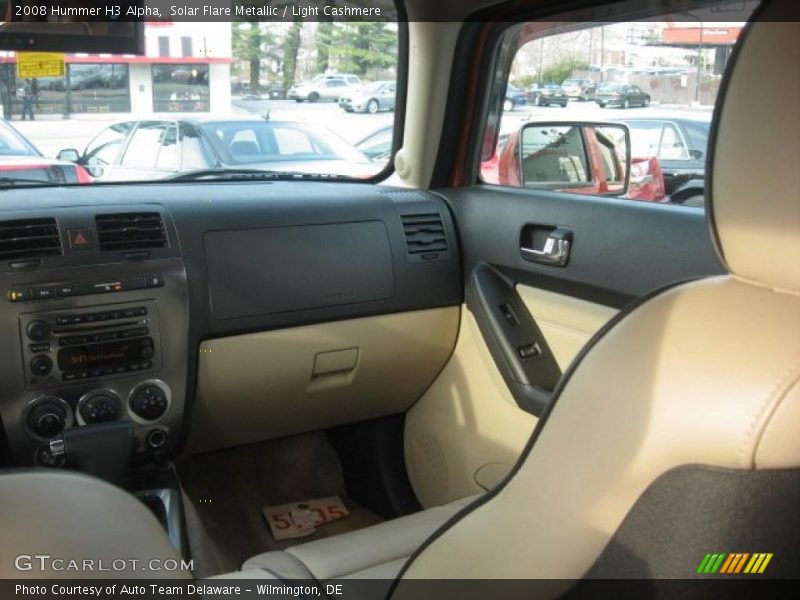 Solar Flare Metallic / Light Cashmere 2008 Hummer H3 Alpha