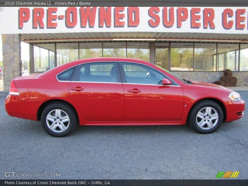 Victory Red / Ebony 2010 Chevrolet Impala LS