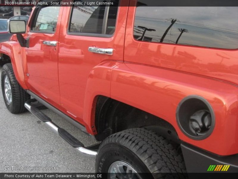 Solar Flare Metallic / Light Cashmere 2008 Hummer H3 Alpha