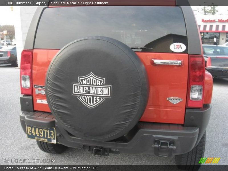Solar Flare Metallic / Light Cashmere 2008 Hummer H3 Alpha