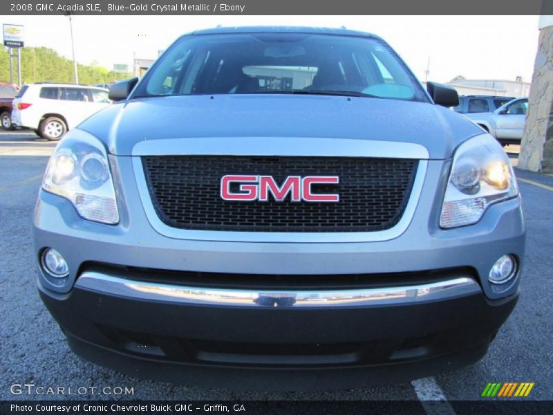 Blue-Gold Crystal Metallic / Ebony 2008 GMC Acadia SLE