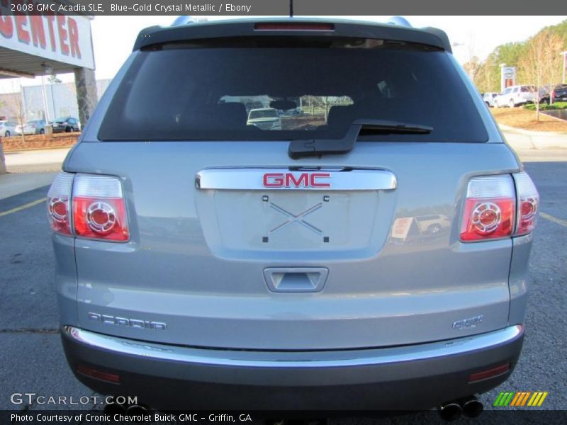 Blue-Gold Crystal Metallic / Ebony 2008 GMC Acadia SLE