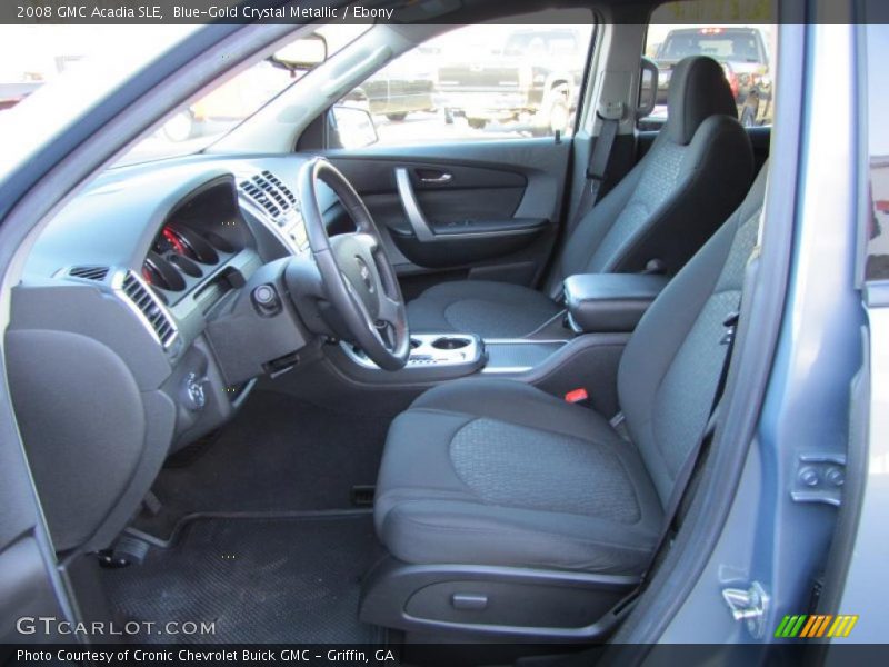 Blue-Gold Crystal Metallic / Ebony 2008 GMC Acadia SLE