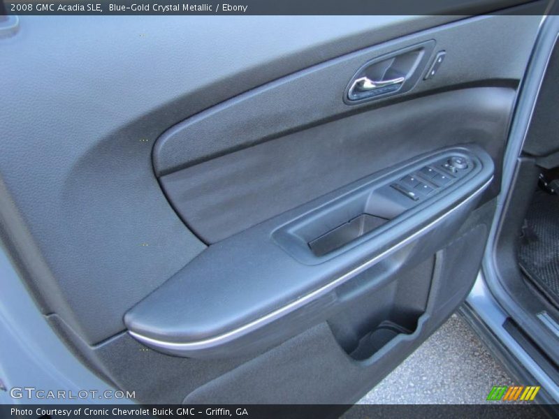 Blue-Gold Crystal Metallic / Ebony 2008 GMC Acadia SLE