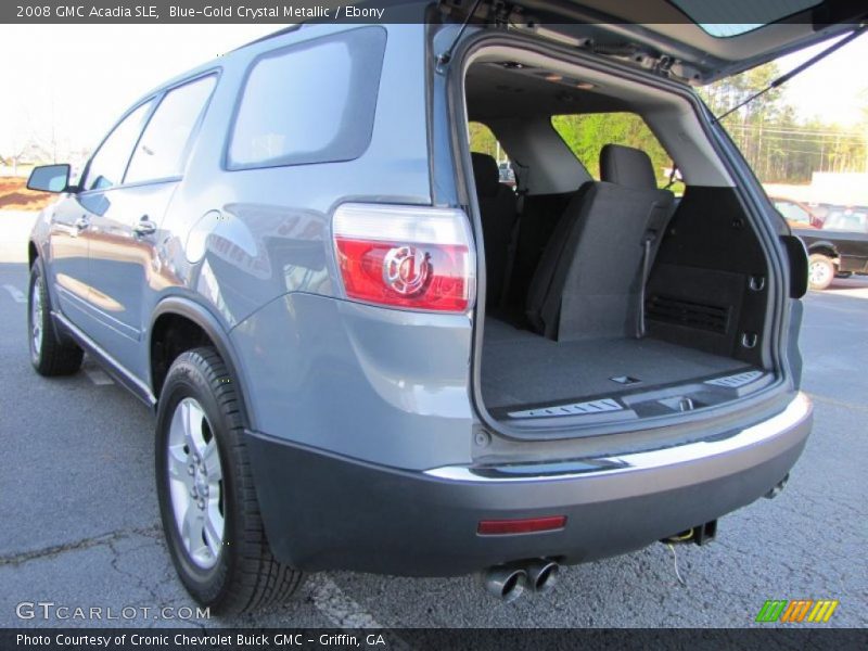 Blue-Gold Crystal Metallic / Ebony 2008 GMC Acadia SLE