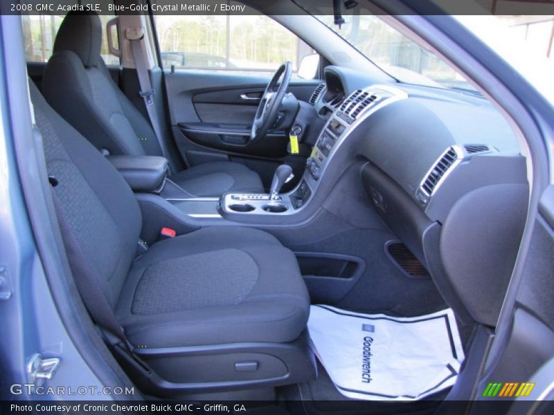 Blue-Gold Crystal Metallic / Ebony 2008 GMC Acadia SLE