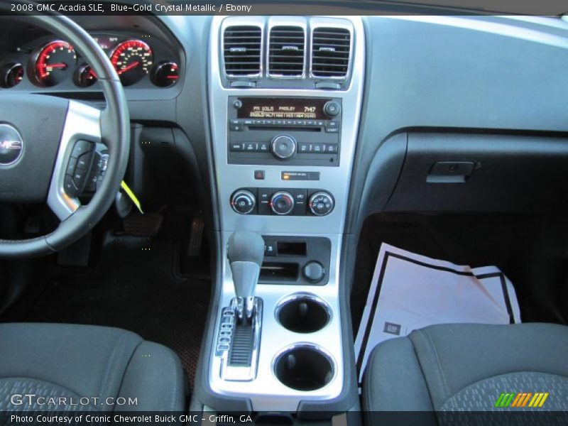 Blue-Gold Crystal Metallic / Ebony 2008 GMC Acadia SLE