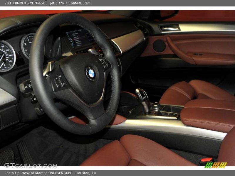  2010 X6 xDrive50i Chateau Red Interior